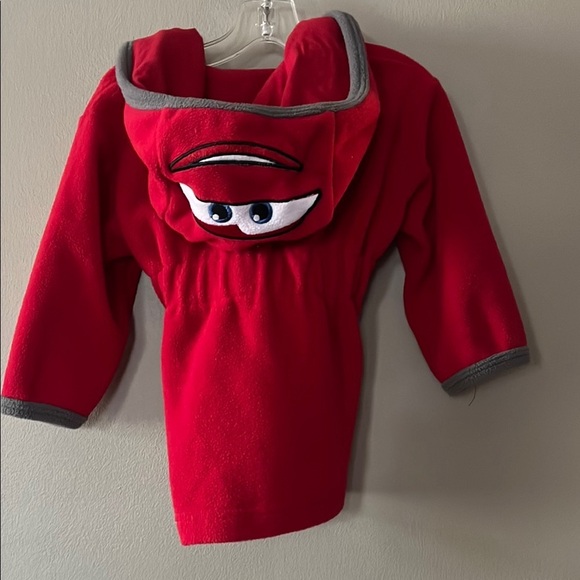 Disney Cars Red and Gray Bathrobe for Kids - Picture 5 of 5